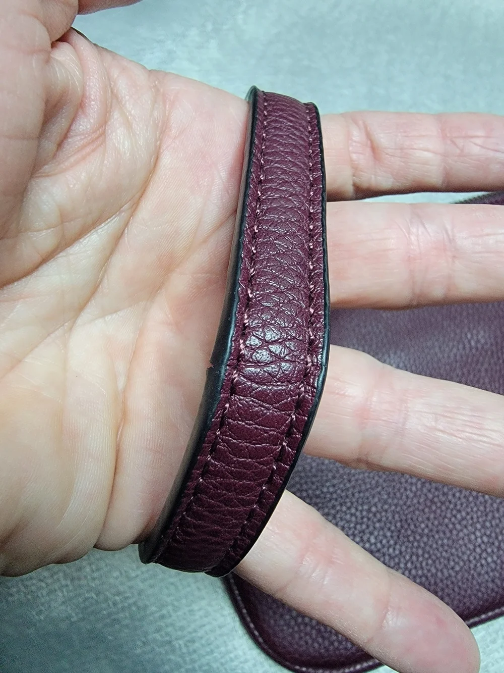 Antik Kraft Braided Wristlet in Plum
